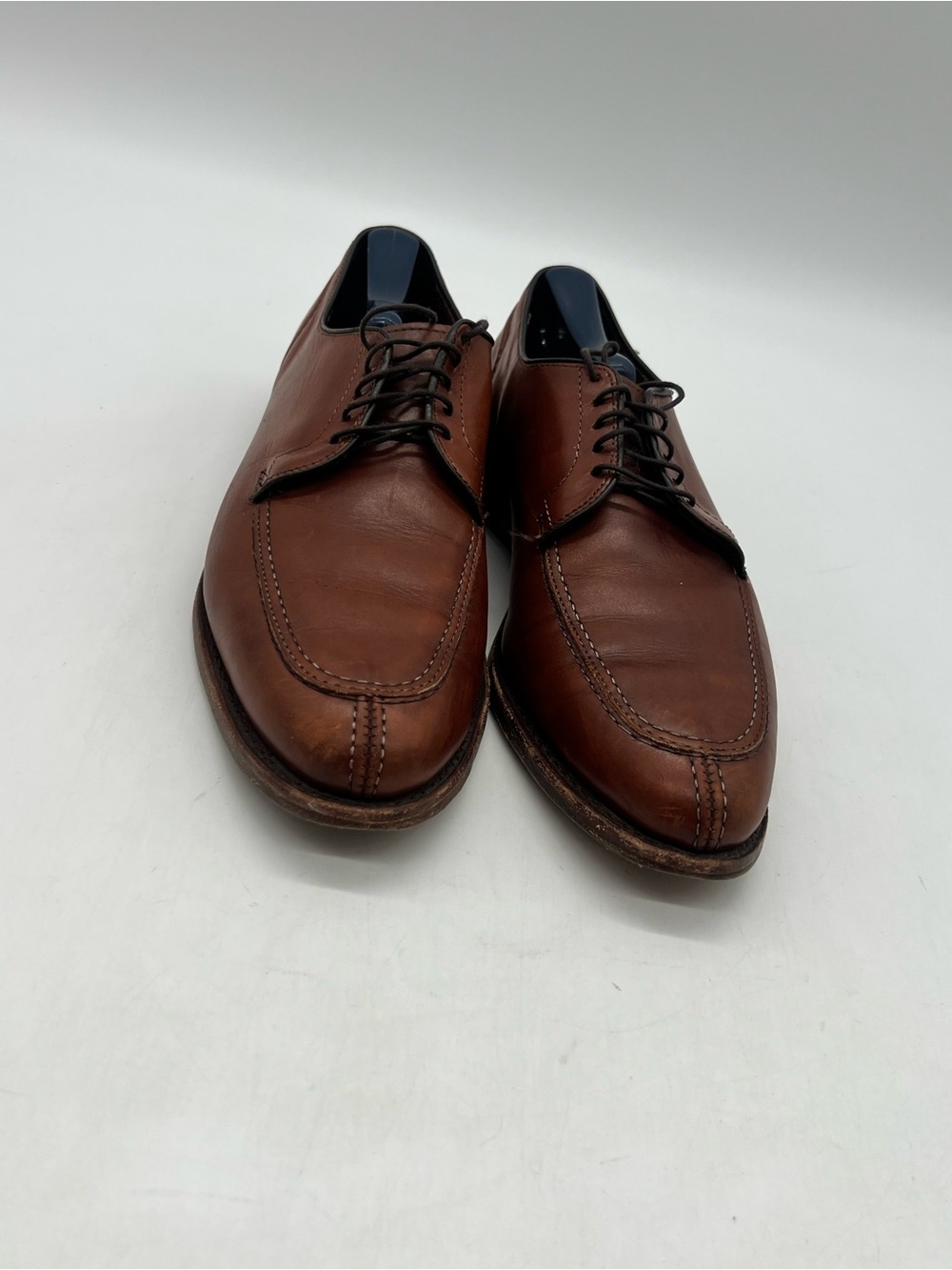 Allen Edmonds LaSalle Men’s Sz 8.5D Brown Leather Split Toe Derby Oxford Shoes.